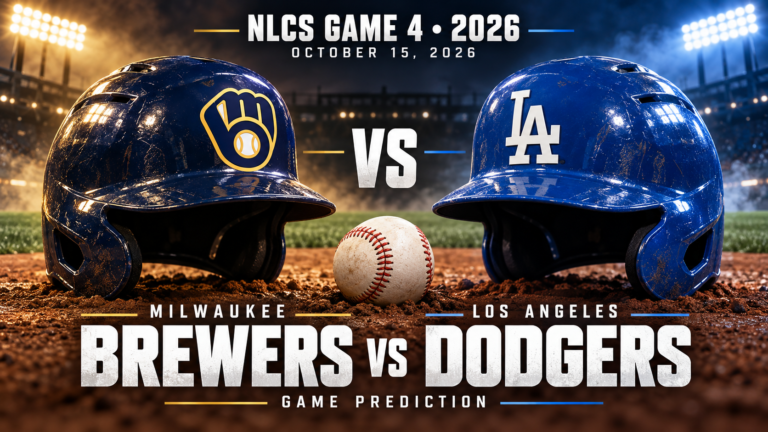 Milwaukee Brewers vs. Los Angeles Dodgers Prediction: NLCS Game 4