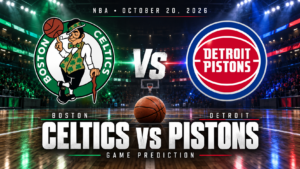 Celtics vs Pistons game prediction