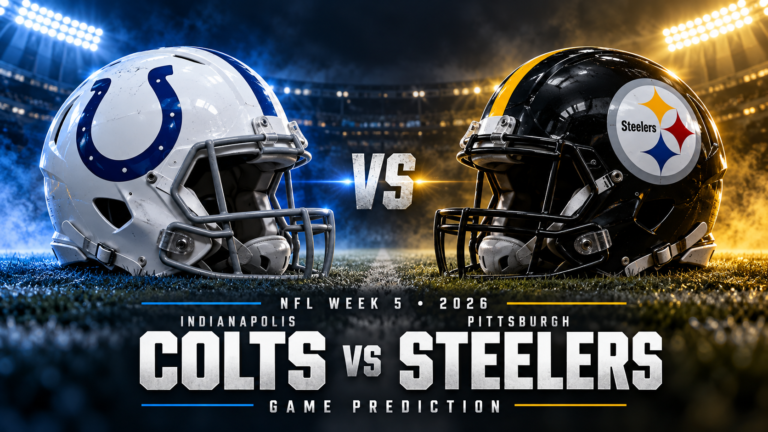 Colts vs Steelers Week 5 Prediction