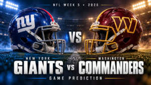 Giants vs Commanders Week 5 Prediction
