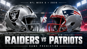 Raiders vs Patriots Week 5 Prediction