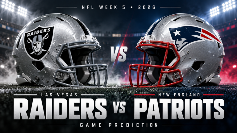 Raiders vs Patriots Week 5 Prediction